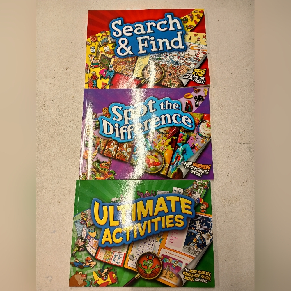Colorful Activity Book Set